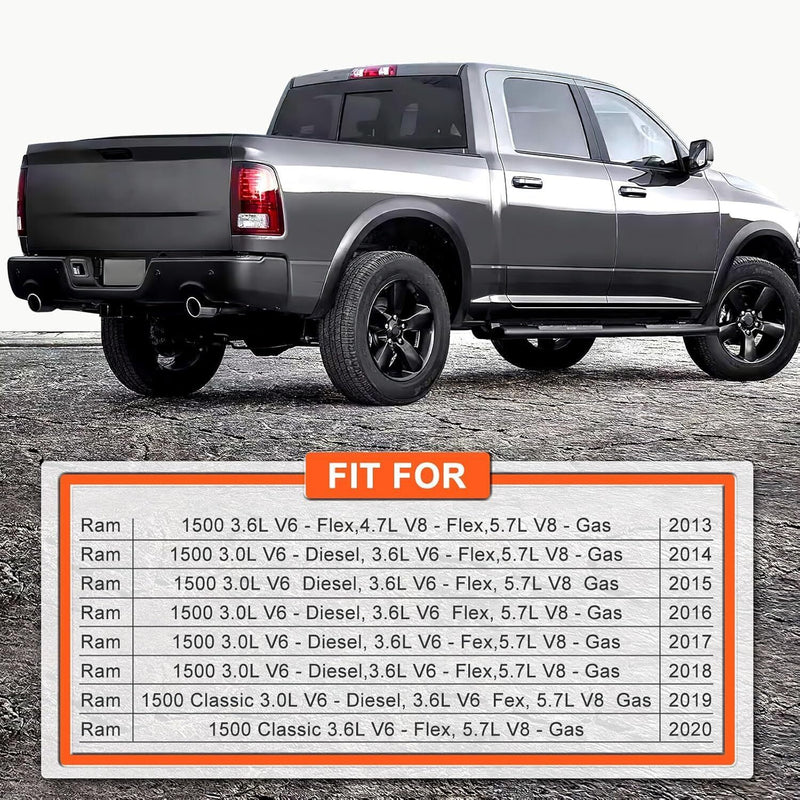 DURAFORCE 2pcs Air Suspension Springs Rear For 13-18 Dodge Ram 1500 4877136AA 68248948AA