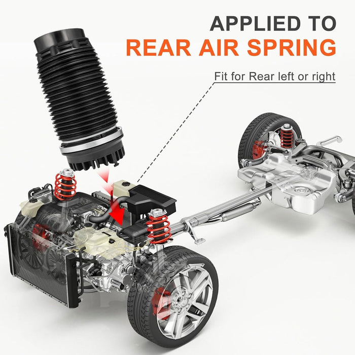 DURAFORCE 2pcs Air Suspension Springs Rear For 13-18 Dodge Ram 1500 4877136AA 68248948AA