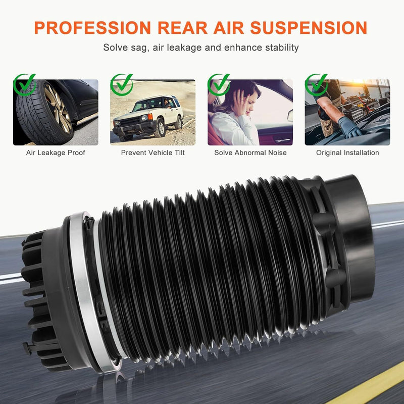 DURAFORCE 2pcs Air Suspension Springs Rear For 13-18 Dodge Ram 1500 4877136AA 68248948AA