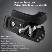 DURAFORCE Door Handle Repair Kit Interior Inside LH For 07-13 Chevy Silverado 1500 2500 HD