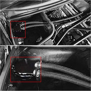 DURAFORCE Black Oil Catch Can Tank Baffled Reservoir Aluminum Car Truck Engine Parts