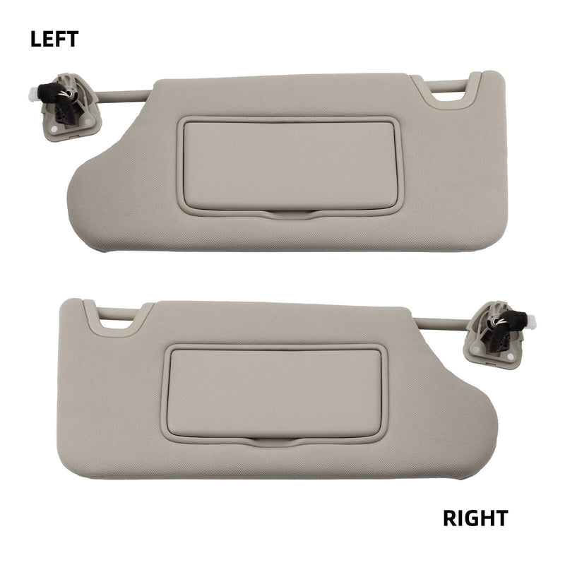 DURAFORCE For 2013-2018 Nissan Altima Sun Visor Driver Passenger Pair Set Beige