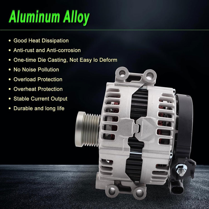 DURAFORCE Engine Alternator For 2006-2013 BMW 128i 328i xDrive 528i X3 X5 330xi 3.0L