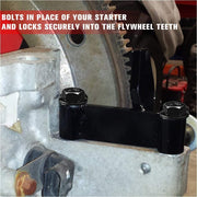 DURAFORCE Flywheel Holding Locking Tool w Bolts Fit For Chevrolet LS1 LS2 LS3 LS6 Black