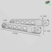 DURAFORCE LOWER SUSPENSION CONTROL ARMS SUBFRAME BRACE KIT FOR HONDA CIVIC ES DX 2001-2005