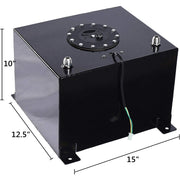DURAFORCE 8 Gallon Aluminum Racing Drift Strip Fuel Cell Gas Tank W/Level Sender Universal