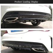 DURAFORCE 1 x Carbon Style Rear Lower Bumper Diffuser Fin Spoiler Lip Wing Splitter 34"x6"