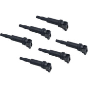 DURAFORCE 6 UF592 0221504470 Ignition Coil with 12122158253 Spark Plugs for BMW 528i 128i