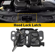 DURAFORCE Hood Lock Latch for 2011-2021 Chrysler 300 Dodge Charger & Remote Start Black