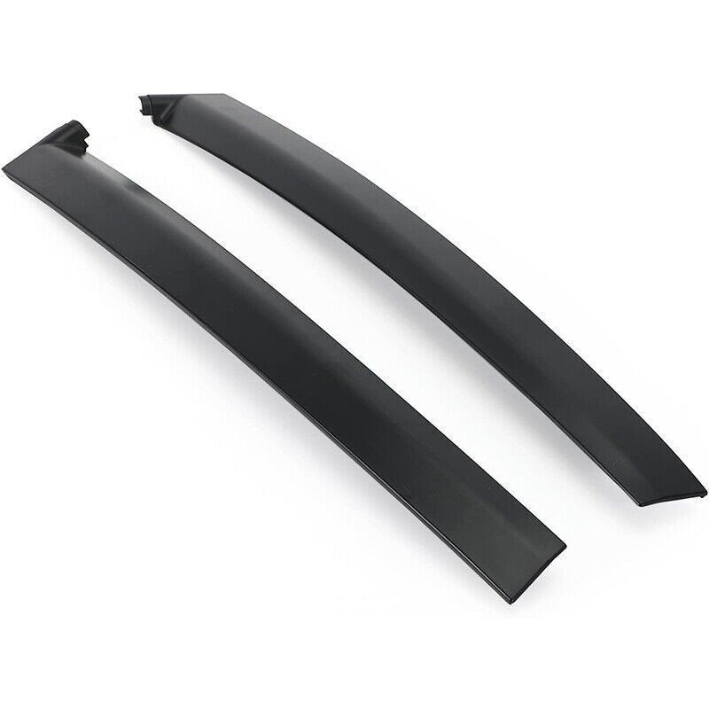 DURAFORCE Black Left & Right Side Window Molding Door Sash Trim For 1992-1995 Honda Civic