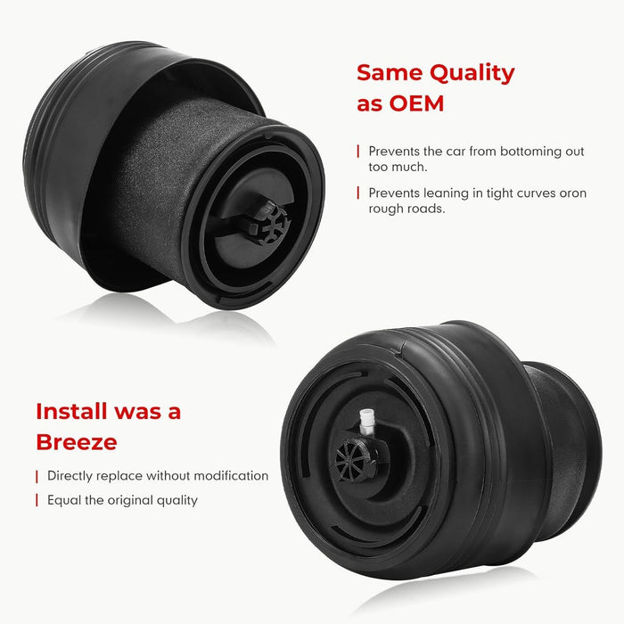 DURAFORCE Rear Pair Air Suspension Spring Bags For BMW X5 F15 2014-2018 X6 F16 2015-2019