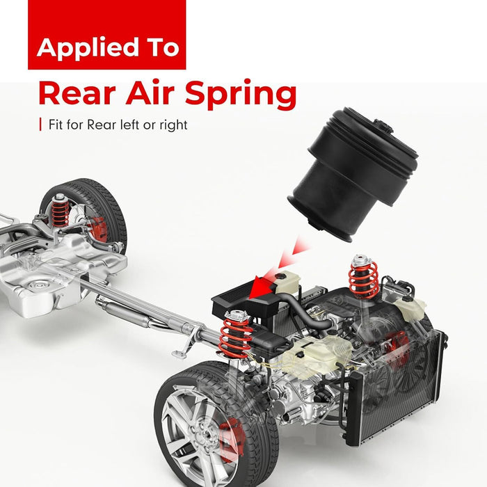 DURAFORCE Rear Pair Air Suspension Spring Bags For BMW X5 F15 2014-2018 X6 F16 2015-2019