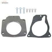 DURAFORCE New Aluminum 4 Bolt to 3 Bolt Throttle Body Adapter Plate For LS Engine