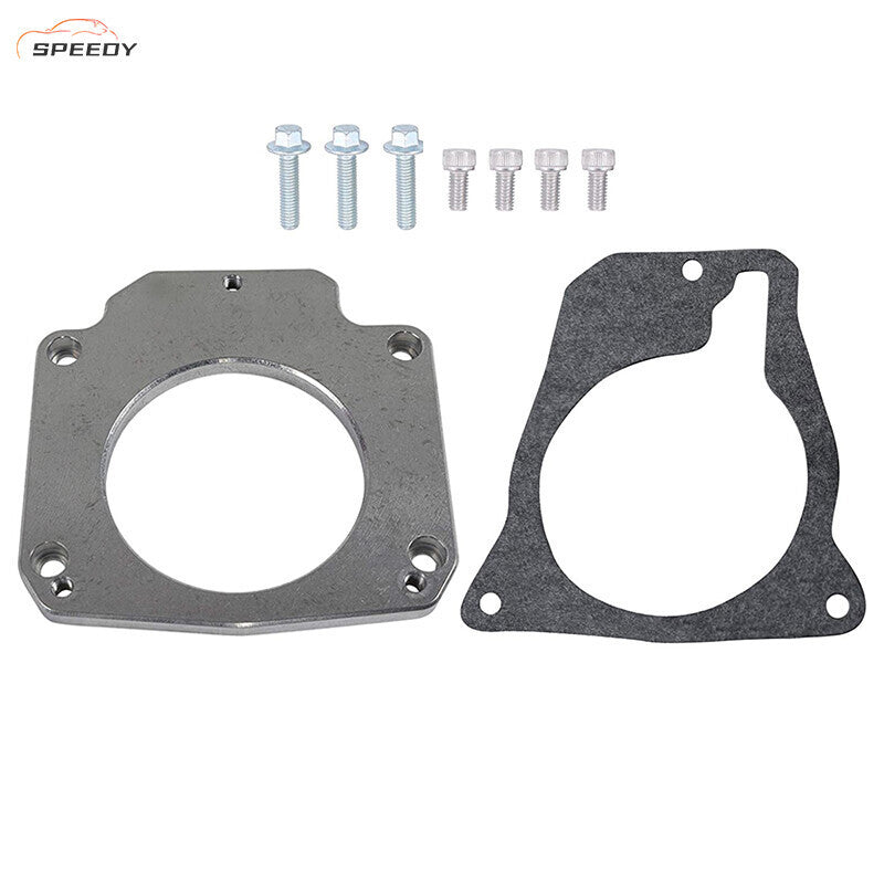 DURAFORCE New Aluminum 4 Bolt to 3 Bolt Throttle Body Adapter Plate For LS Engine