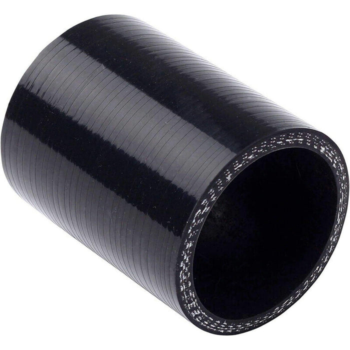 DURAFORCE 2.5" 63mm Polished Aluminum Intercooler Pipe Kit + Black Hose + Clamp Universal