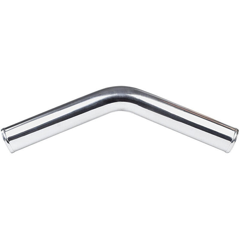 DURAFORCE 2.5" 63mm Polished Aluminum Intercooler Pipe Kit + Black Hose + Clamp Universal