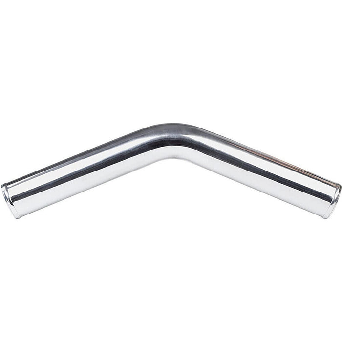 DURAFORCE 2.5" 63mm Polished Aluminum Intercooler Pipe Kit + Black Hose + Clamp Universal