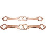 DURAFORCE SBC Oval Port Copper Header Exhaust Gaskets For SB Chevy 327 305 350 Reusable
