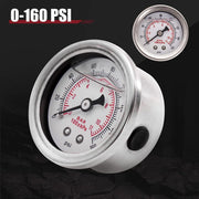 DURAFORCE Universal Adjustable Fuel Pressure Regulator Kit 0-100psi Guage AN6 Fittings
