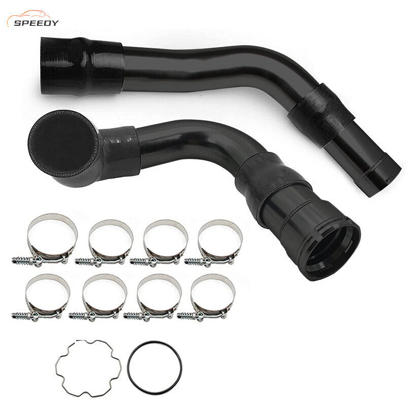 DURAFORCE Hot Cold Side Intercooler Pipe Fit for Ford 6.7L Powerstroke Diesel 11-16 Part
