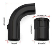 DURAFORCE Hot Cold Side Intercooler Pipe Fit for Ford 6.7L Powerstroke Diesel 11-16 Part