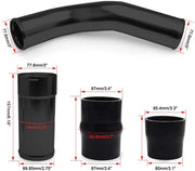 DURAFORCE Hot Cold Side Intercooler Pipe Fit for Ford 6.7L Powerstroke Diesel 11-16 Part