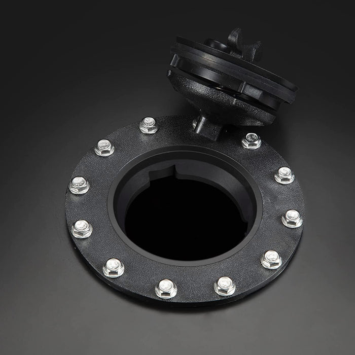 DURAFORCE 20 Gallon Black Aluminum Fuel Cell Gas Tank+Cap+Level Sender+Fuel Line Kit