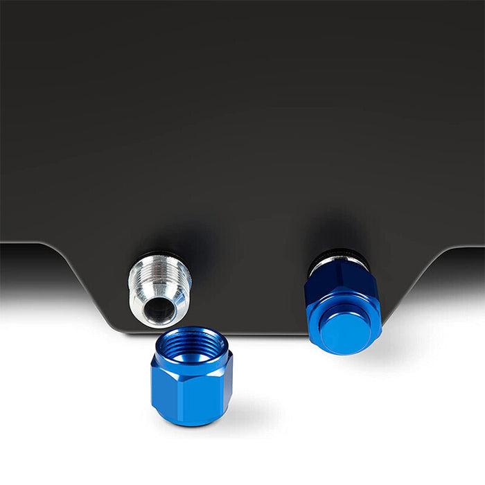 DURAFORCE 20 Gallon Black Aluminum Fuel Cell Gas Tank+Cap+Level Sender+Fuel Line Kit