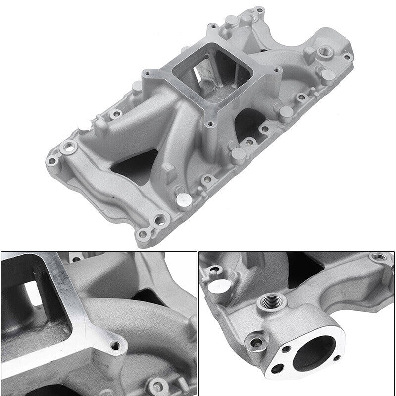 DURAFORCE Engine Single Plane Intake Manifold for Ford 302 5.0L Small Block Aluminum