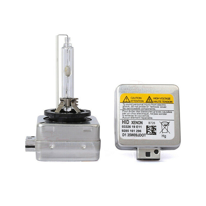DURAFORCE 2PCS NEW D1S 66340 6000K WHITE BRIGHT 35W HID XENON LIGHT BULBS SET HEADLIGHTS