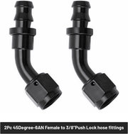 DURAFORCE 6AN 3/8" LS Swap EFI Fuel Line Fitting Set Complete Conversion Swivel Adapter