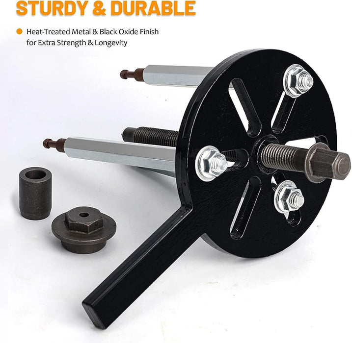 DURAFORCE 21PCS Bearing Disassembly Puller Inner Hole Puller Removal Tool 3 Jaw Puller Set