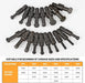 DURAFORCE 21PCS Bearing Disassembly Puller Inner Hole Puller Removal Tool 3 Jaw Puller Set