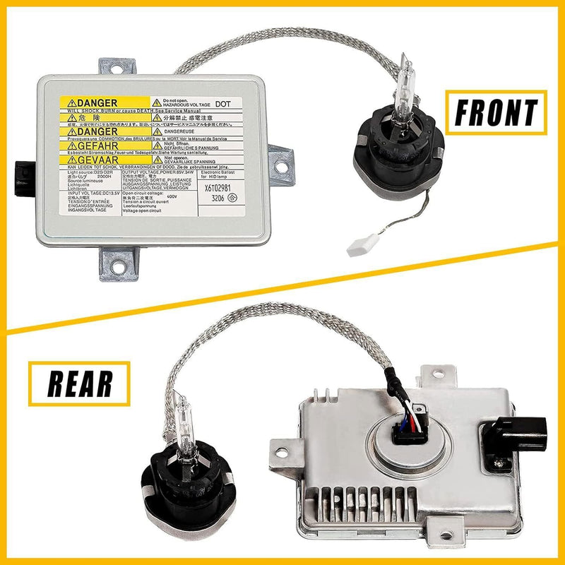 DURAFORCE For Acura TL TL-S TSX XENON HID HEADLIGHT BALLAST & IGNITER & BULB 2 Set