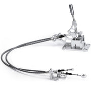 DURAFORCE Trans Bracket Shifter Box Shift Cable Linkage w/ Knob for Honda K20 K24 K-Series