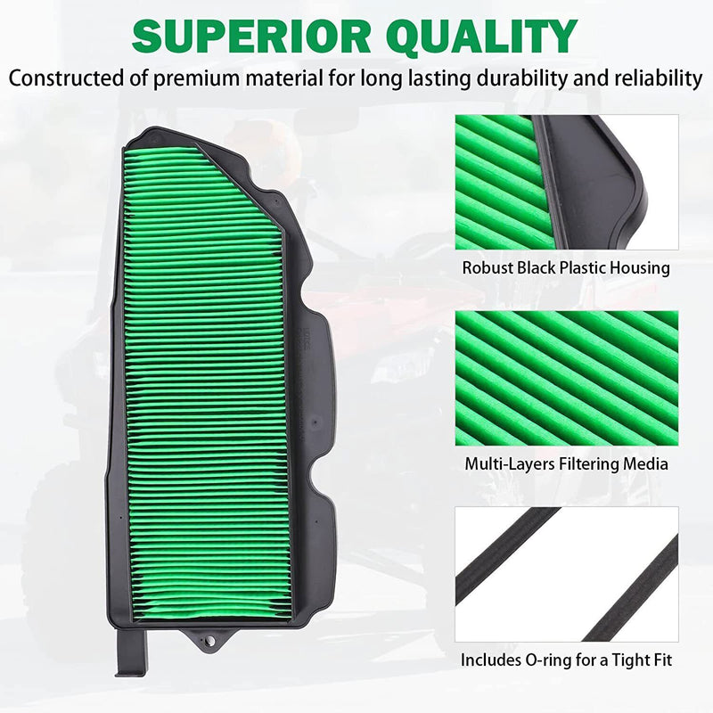 DURAFORCE Air Filter Replacement Parts For Honda Pioneer 1000 1000-5 16-21, #17215-HL4-A02