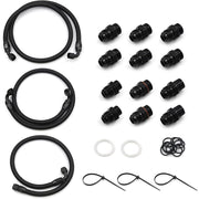 DURAFORCE Transmission Cooler Lines Hose Kit 10AN For 2001 2002 2003 2004 2005 GM LLY/LBZ