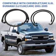 DURAFORCE Transmission Cooler Lines Hose Kit 10AN For 2001 2002 2003 2004 2005 GM LLY/LBZ