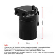 DURAFORCE Oil Catch Can Kit Aluminum for 11-21 Ford F150 5.0L Raptor 2.7L 3.5L Ecoboost BK