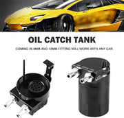 DURAFORCE Oil Catch Can Kit Aluminum for 11-21 Ford F150 5.0L Raptor 2.7L 3.5L Ecoboost BK