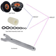 DURAFORCE HS5157 Front Mount Hydraulic Steering Cylinder Seal Kit for SeaStar HC5345HC5358