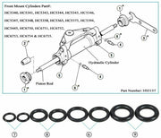 DURAFORCE HS5157 Front Mount Hydraulic Steering Cylinder Seal Kit for SeaStar HC5345HC5358