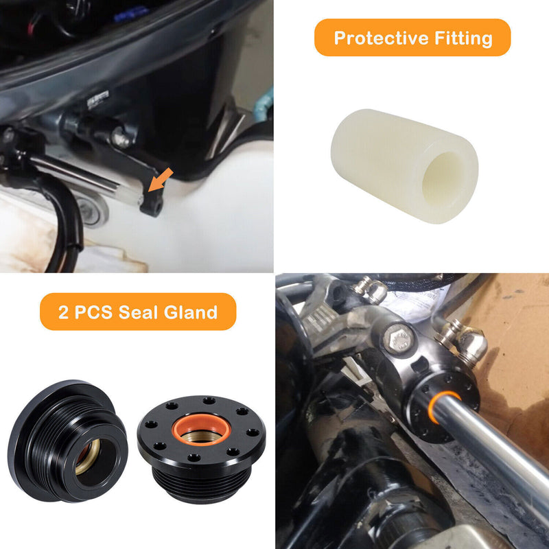 DURAFORCE HS5157 Front Mount Hydraulic Steering Cylinder Seal Kit for SeaStar HC5345HC5358