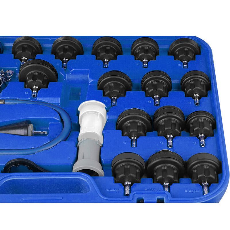 DURAFORCE Universal Radiator Pressure Tester Vacuum Type Cooling System Refill Tool Set