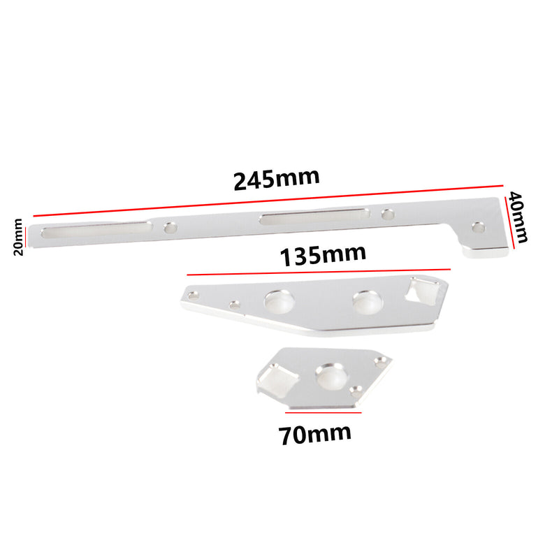 DURAFORCE LS1 Throttle Cable Bracket Sliver Fit For Engine LS1 Sheet Metal Intake Manifold