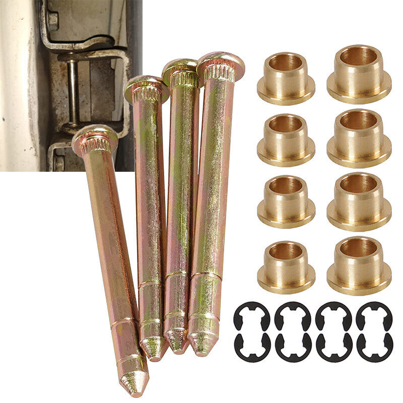 DURAFORCE Door Hinge Pins Pin Bushing Kit For Ford Bronco F150 F250 F350 2-Door F Series