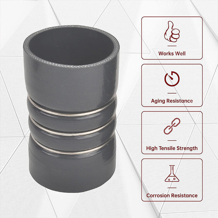 DURAFORCE Turbo Intercooler Boots Clamps Kit For Ford 6.0L Powerstroke Diesel 2003-2007 US