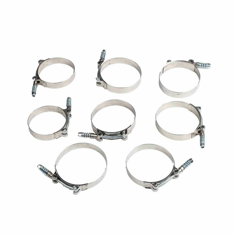 DURAFORCE Turbo Intercooler Boots Clamps Kit For Ford 6.0L Powerstroke Diesel 2003-2007 US