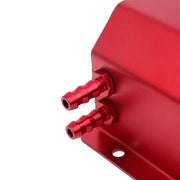 DURAFORCE Red Aluminum Radiator Coolant Overflow Bottle Recovery Water Tank 1L Universal