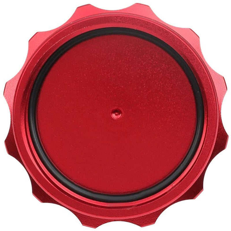 DURAFORCE Red Aluminum Radiator Coolant Overflow Bottle Recovery Water Tank 1L Universal